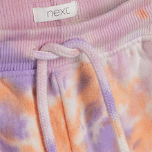 Load image into Gallery viewer, Pink/Purple Tie Dye Jersey Shorts (3-12yrs)