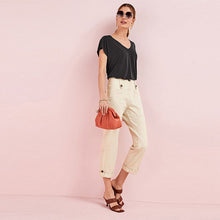 Load image into Gallery viewer, Stone Neutral Patch Pocket Trousers