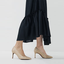 Load image into Gallery viewer, Shimmer Forever Comfort® Soft Point Toe Everyday Court Shoes