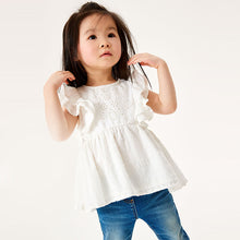Load image into Gallery viewer, Broderie Cotton Blouse (3mths-6yrs)