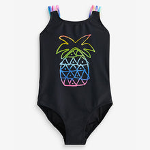 Load image into Gallery viewer, Black Swimsuit (3-12yrs)