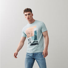 Load image into Gallery viewer, Mint Green 4x4 Truck Regular Fit Graphic T-Shirt