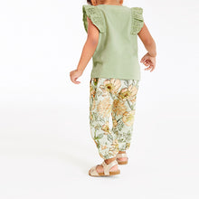 Load image into Gallery viewer, Sage Green Floral Vest (3mths-6yrs)