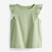 Load image into Gallery viewer, Sage Green Floral Vest (3mths-6yrs)
