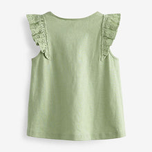 Load image into Gallery viewer, Sage Green Floral Vest (3mths-6yrs)
