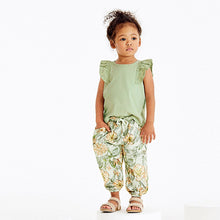Load image into Gallery viewer, Sage Green Floral Vest (3mths-6yrs)
