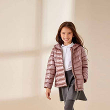 Load image into Gallery viewer, Pink Shower Resistant Padded Coat (3-12yrs)