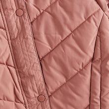 Load image into Gallery viewer, Pink Shower Resistant Padded Hooded Coat