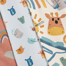 Load image into Gallery viewer, Animal Rib Footless Sleepsuits 3 Pack (0mth-18mths)