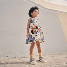 Load image into Gallery viewer, White Disney Print Sleeveless Dress (3mths-5yrs)