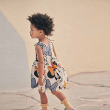 Load image into Gallery viewer, White Disney Print Sleeveless Dress (3mths-5yrs)