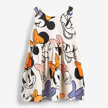 Load image into Gallery viewer, White Disney Print Sleeveless Dress (3mths-5yrs)