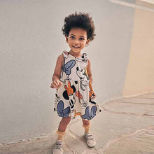 Load image into Gallery viewer, White Disney Print Sleeveless Dress (3mths-5yrs)