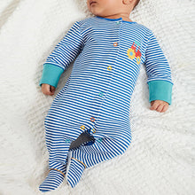 Load image into Gallery viewer, Multi Baby Sleepsuits 3 Pack (0mth-18mths)