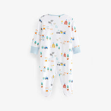 Load image into Gallery viewer, Multi Baby Sleepsuits 3 Pack (0mth-18mths)