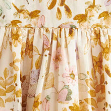Load image into Gallery viewer, Ochre Yellow / Cream Baby Woven Prom Dress and Cardigan (0mths-18mths)