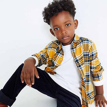 Load image into Gallery viewer, Yellow Long Sleeve Check Shirt (3mths-5yrs)