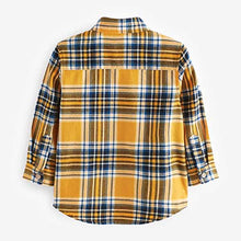 Load image into Gallery viewer, Yellow Long Sleeve Check Shirt (3mths-5yrs)