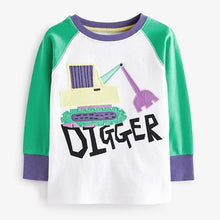 Load image into Gallery viewer, Fluro Digger 3 Pack Snuggle Pyjamas (12mths-6yrs)