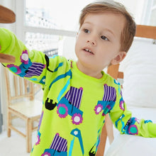 Load image into Gallery viewer, Fluro Digger 3 Pack Snuggle Pyjamas (12mths-6yrs)