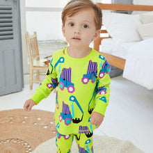 Load image into Gallery viewer, Fluro Digger 3 Pack Snuggle Pyjamas (12mths-6yrs)