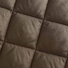 Load image into Gallery viewer, Khaki Green Quilted Gilet with Cord Collar