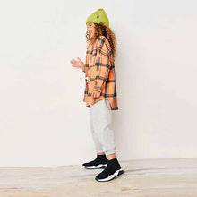 Load image into Gallery viewer, Black Embellished Sock Trainers (Older Girls)