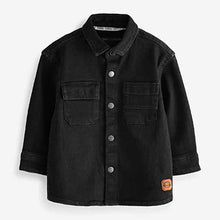 Load image into Gallery viewer, Black Long Sleeve Denim Shirt (3mths-5yrs)