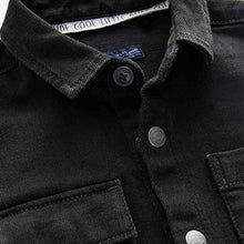 Load image into Gallery viewer, Black Long Sleeve Denim Shirt (3mths-5yrs)
