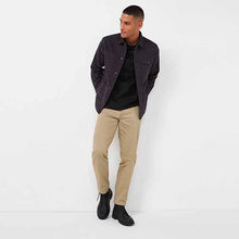 Load image into Gallery viewer, Stone Straight Fit Stretch Utility Chino Trousers