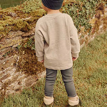 Load image into Gallery viewer, Charcoal Grey Long Sleeve T-Shirt And Leggings Set (3mths-5yrs)