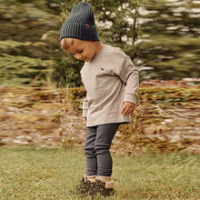 Load image into Gallery viewer, Charcoal Grey Long Sleeve T-Shirt And Leggings Set (3mths-5yrs)