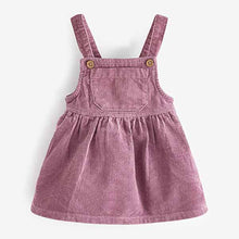 Load image into Gallery viewer, Lilac Purple Cord Pinafore (3mths-6yrs)