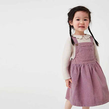 Load image into Gallery viewer, Lilac Purple Cord Pinafore (3mths-6yrs)