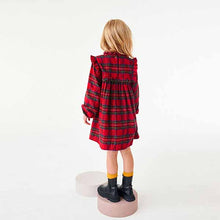 Load image into Gallery viewer, Red Check Dress (3-12yrs)