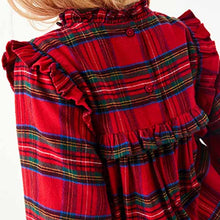 Load image into Gallery viewer, Red Check Dress (3-12yrs)