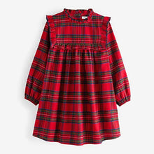 Load image into Gallery viewer, Red Check Dress (3-12yrs)