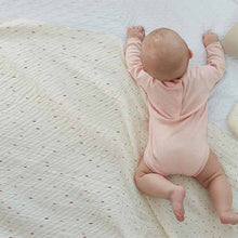 Load image into Gallery viewer, Pink/White/Grey Pointelle Baby Long Sleeve Bodysuits 3 Pack (0mth-18mths)