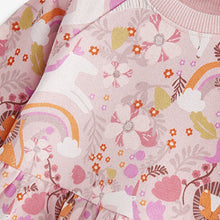Load image into Gallery viewer, Pink Unicorn Sweat Dress (3mths-6yrs)