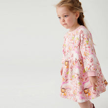 Load image into Gallery viewer, Pink Unicorn Sweat Dress (3mths-6yrs)