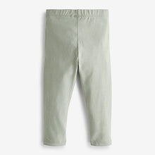 Load image into Gallery viewer, Sage Green Guinea Pig Embroidered Leggings (3mths-5yrs)