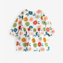 Load image into Gallery viewer, Green/Cream Floral 2 Pack Baby Jersey Dresses (0mths-18mths)