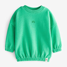 Load image into Gallery viewer, Bright Green Sweatshirt Soft Touch Jersey (3mths-5yrs)