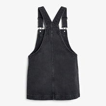 Load image into Gallery viewer, Black Denim Pinafore (3-12yrs)