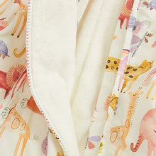 Load image into Gallery viewer, Cream Character Print Baby All-In-One Lightweight Pramsuit (up to 1mth-18mths)