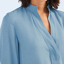 Load image into Gallery viewer, Dusty Blue Overhead Blouse