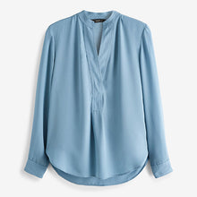 Load image into Gallery viewer, Dusty Blue Overhead Blouse