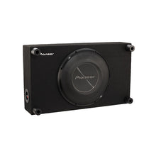 Load image into Gallery viewer, 12" – 1500 W Max Power/ 400 W RMS, Single 2W Voice Coil, Rubber Surround - Shallow-Mount Pre-Loaded Enclosure Subwoofer