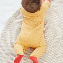 Load image into Gallery viewer, Multi Bright Pink Rainbow Baby Sleepsuits 3 Pack (0mth-18mths)