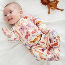 Load image into Gallery viewer, Pink / White Unicorn Baby Sleepsuits 3 Pack (0mth-18mths)